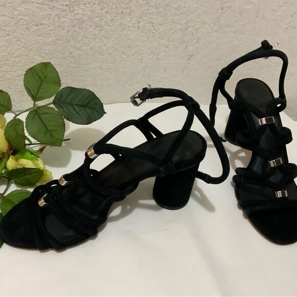 REBECCA MINKOFF black Apolline Strappy Sandals shoes size 7 M $158 - Picture 5 of 15